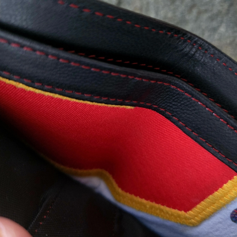 Kansas City Chiefs Authentic Upcycled Jersy Leather Wallet